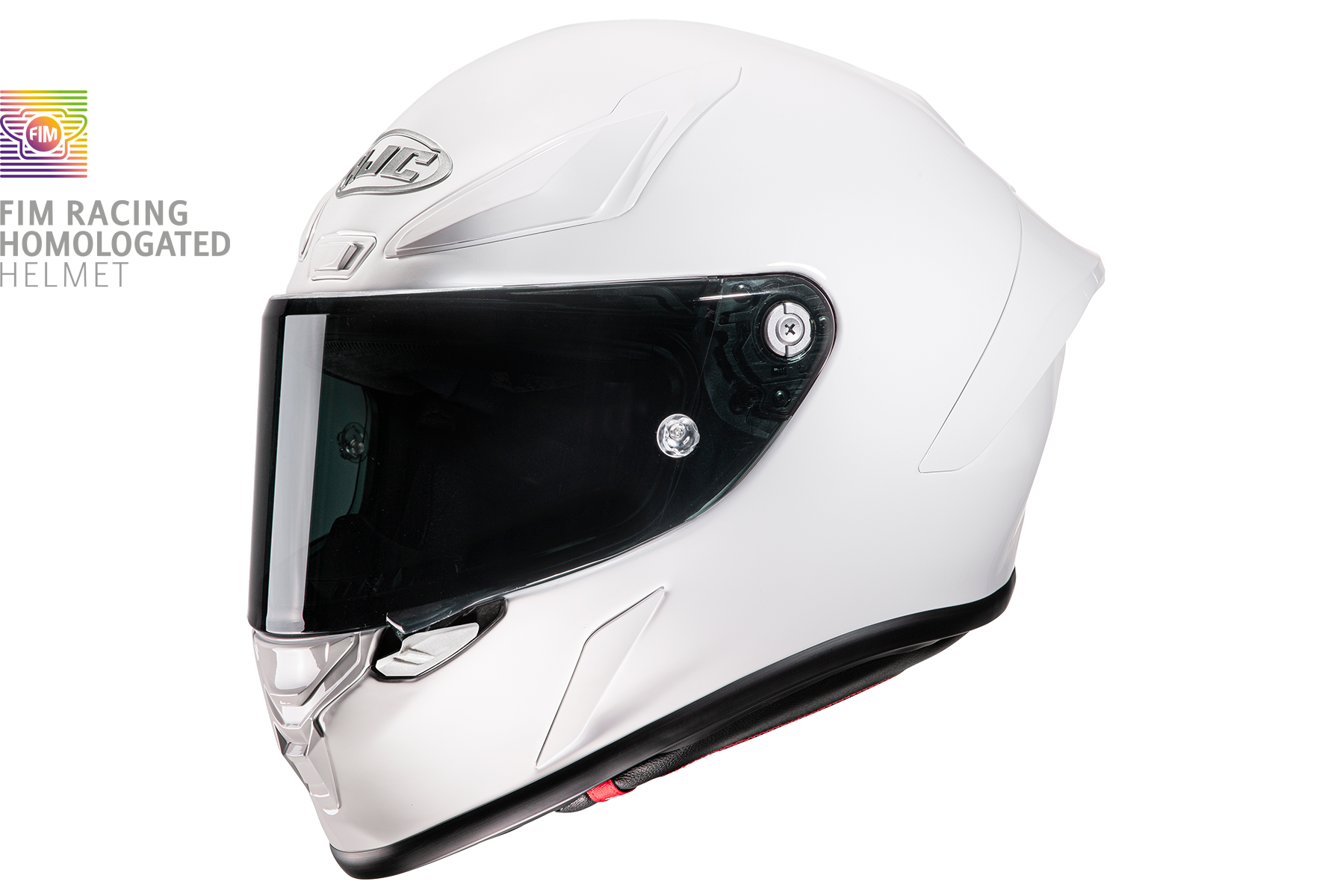 Image of HJC RPHA 1 Solid White Full Face Helmet Size M EN